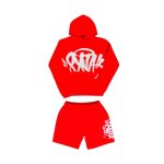 Set Team Syna Hood Twinset Red
