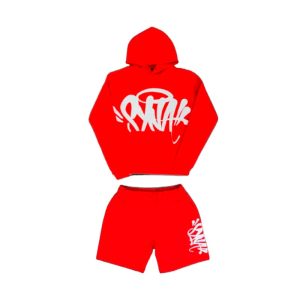 Set Team Syna Hood Twinset Red