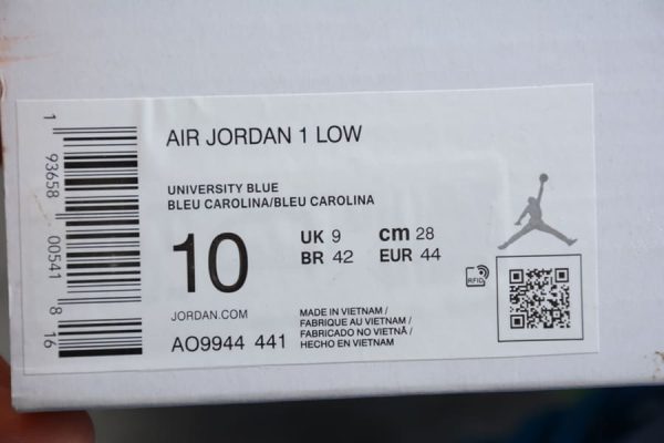 Jordan 1 Low UNC - Image 12