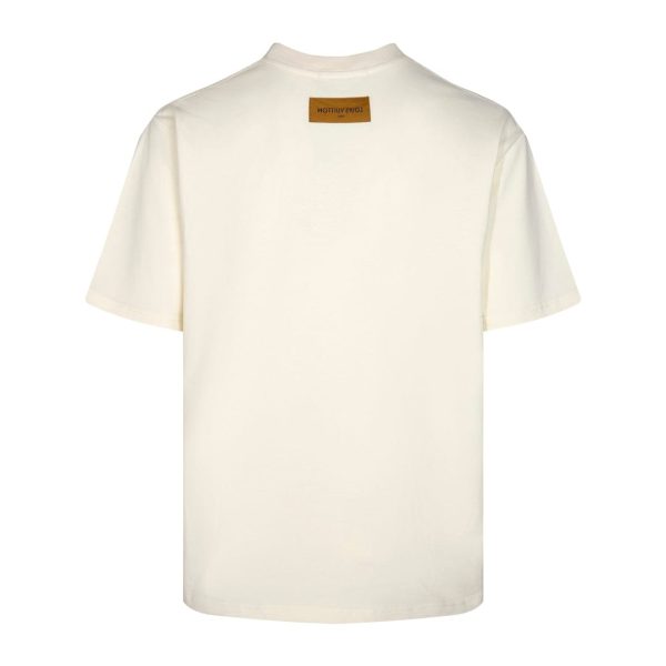 T-shirt Louis Vuitton Cream LV Lovers - Image 2