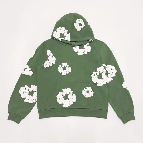 Hoodie Denim Tears The Cotton Wreath Green - Image 2