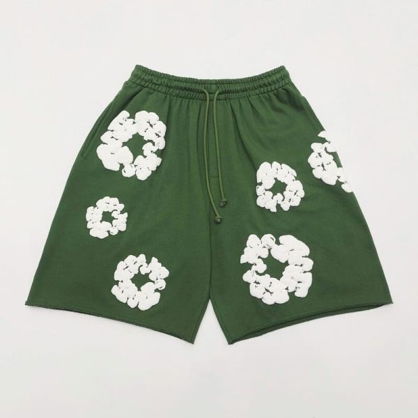 Shorts Denim Tears The Cotton Wreath Green - Image 2