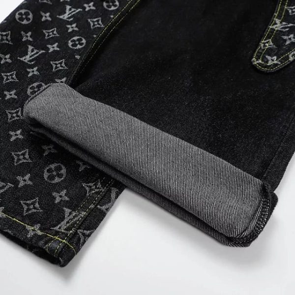 Jeans Louis Vuitton x Nigo Monogram Patchwork Denim - Image 9