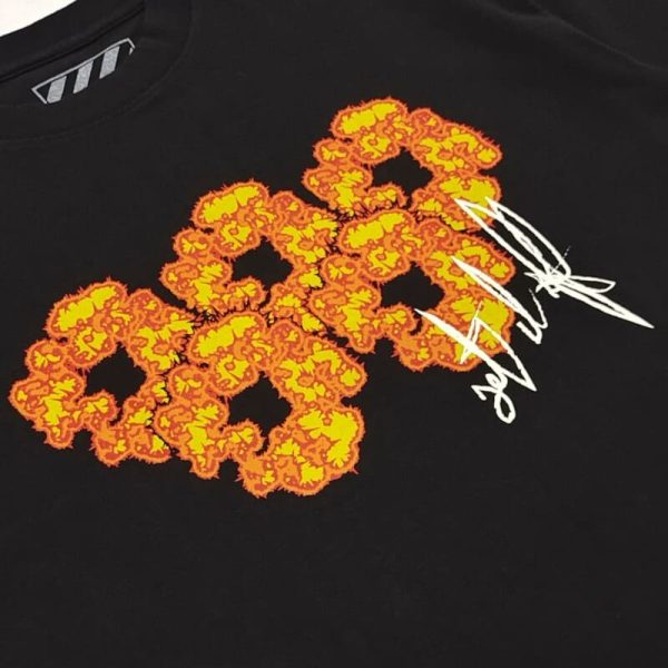 T-shirt Denim Tears x Offset Set It Off Black #3 - Image 4