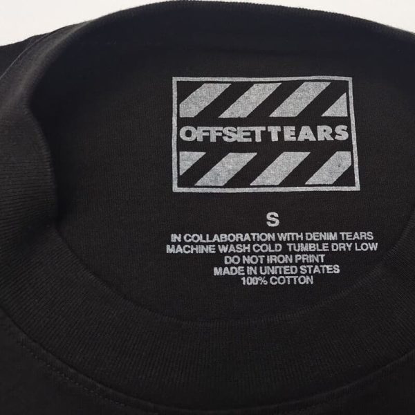 T-shirt Denim Tears x Offset Set It Off Black #3 - Image 8
