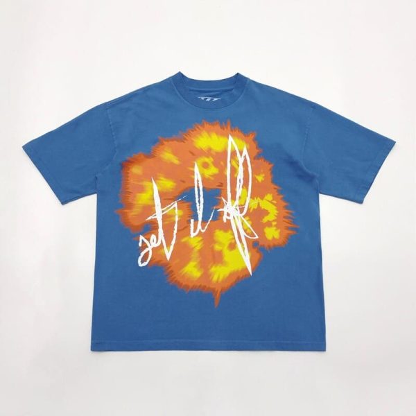 T-shirt Denim Tears x Offset Set It Off #1 Blue - Image 2