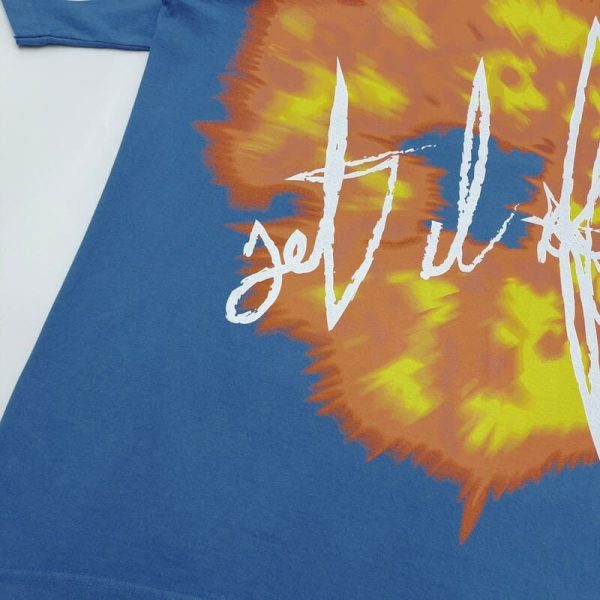 T-shirt Denim Tears x Offset Set It Off #1 Blue - Image 4