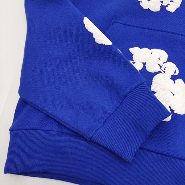 Hoodie Denim Tears The Cotton Wreath Blue - Image 6