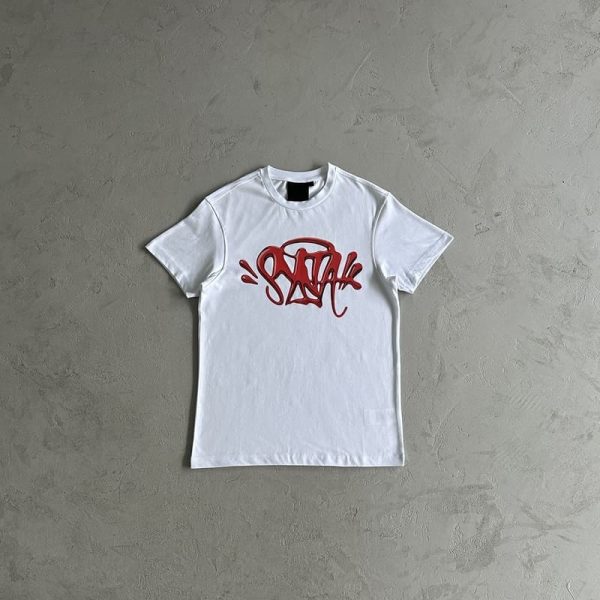 T-shirt Synaworld ‘Syna Logo’ White/Red - Image 2