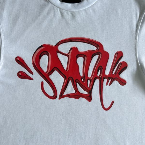 T-shirt Synaworld ‘Syna Logo’ White/Red - Image 3