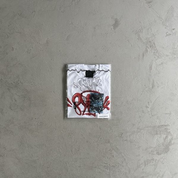 T-shirt Synaworld ‘Syna Logo’ White/Red - Image 5