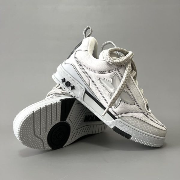Louis Vuitton LV Skate Sneaker Grey - Image 3