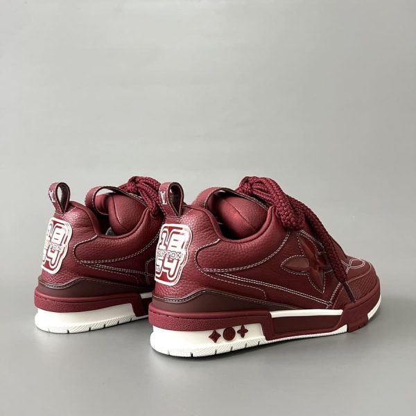 Louis Vuitton LV Skate Sneaker Bordeaux Red - Image 6