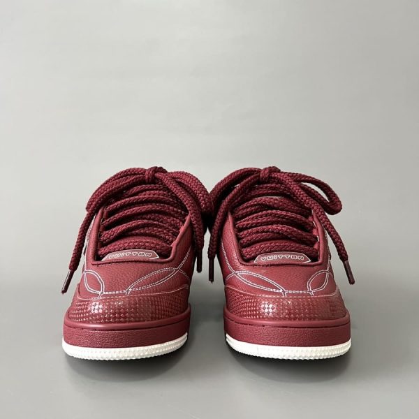Louis Vuitton LV Skate Sneaker Bordeaux Red - Image 9