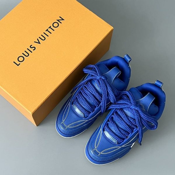 Louis Vuitton LV Skate Sneaker Blue - Image 2