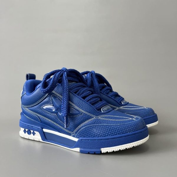Louis Vuitton LV Skate Sneaker Blue - Image 3