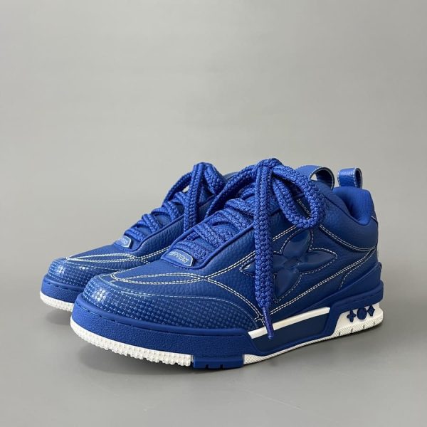 Louis Vuitton LV Skate Sneaker Blue - Image 4