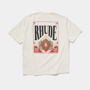 T-shirt Rhude Card ‘Vintage White’