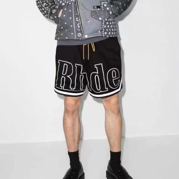 Rhude Court Logo Shorts - Image 2