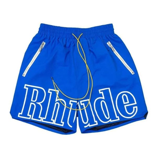 d69188_13198-1.jpg Rhude RH Logo Shorts Blue - Image 1