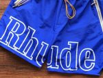 Rhude RH Logo Shorts Blue - Image 3