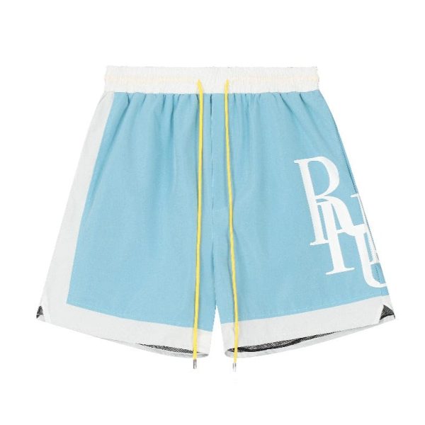 d69193_13215-1.jpg Rhude Side Logo Shorts Blue - Image 1