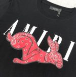 T-shirt Amiri Rabbit Logo Black - Image 4