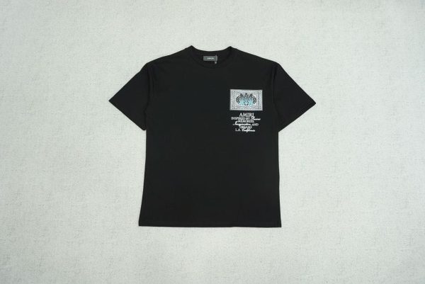 T-shirt Amiri Ma Bandana Black - Image 2