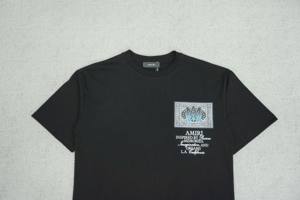 T-shirt Amiri Ma Bandana Black - Image 4