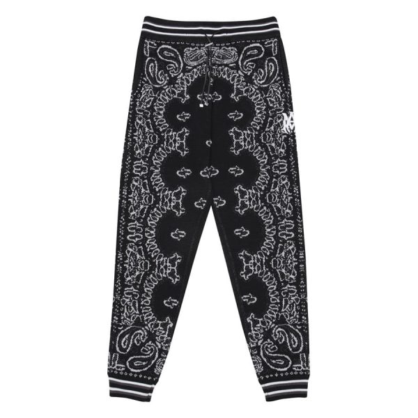 d69210_1528-1.jpg Amiri Bandana B-Ball Sweatpants ‘BlackGrey’ - Image 1