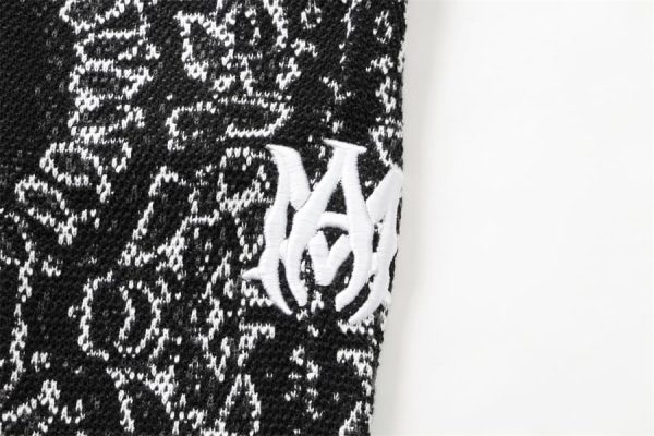 Amiri Bandana B-Ball Sweatpants ‘BlackGrey’ - Image 4