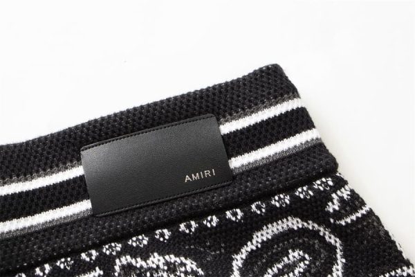 Amiri Bandana B-Ball Sweatpants ‘BlackGrey’ - Image 5