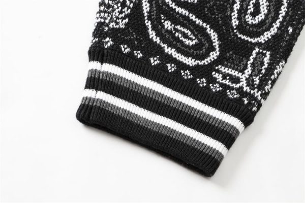 Amiri Bandana B-Ball Sweatpants ‘BlackGrey’ - Image 6