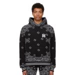 Amiri Bandana B-Ball Hoodie ‘BlackGrey’ - Image 3