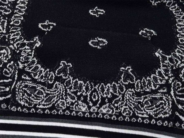 Amiri Bandana B-Ball Hoodie ‘BlackGrey’ - Image 6