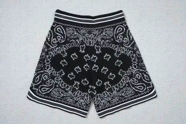 Amiri Bandana Crochet Basketball Shorts - Image 4