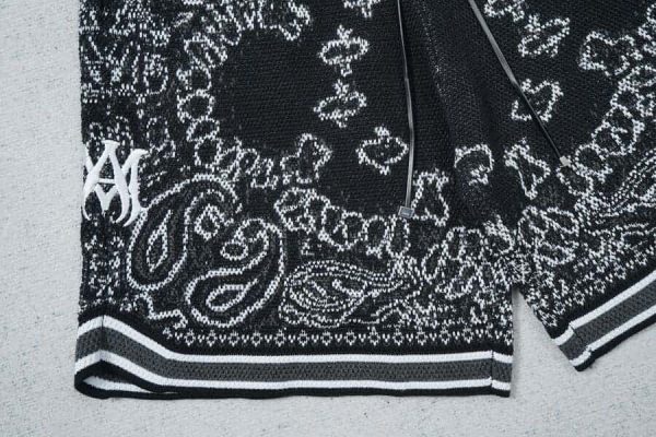 Amiri Bandana Crochet Basketball Shorts - Image 5
