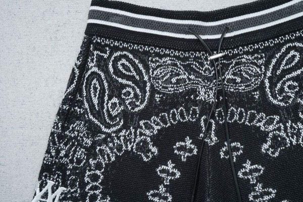 Amiri Bandana Crochet Basketball Shorts - Image 8