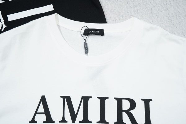 T-shirt Amiri Bar Logo White - Image 4