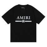 T-shirt Amiri Bar Logo Black