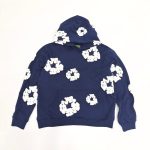Hoodie Denim Tears The Cotton Wreath Navy - Image 2
