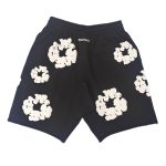 Shorts Denim Tears The Cotton Wreath Black - Image 2