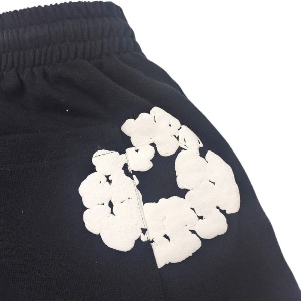 Shorts Denim Tears The Cotton Wreath Black - Image 7