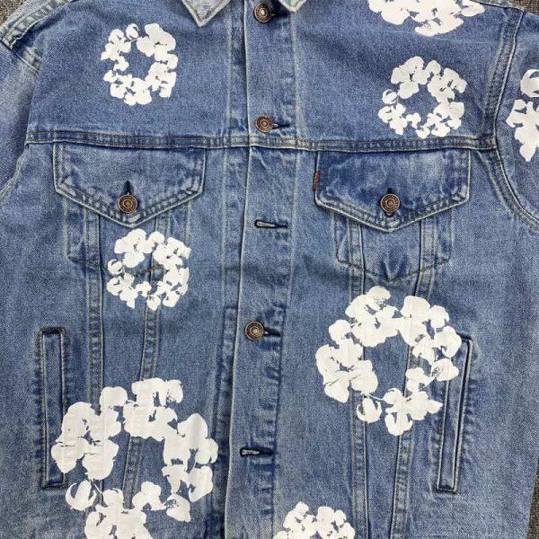 Jacket Denim Tears x Levi’s Blue - Image 4