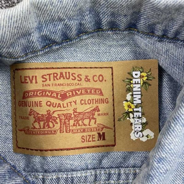 Jacket Denim Tears x Levi’s Blue - Image 9