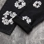 Denim Tears x Levi’s Cotton Wreath Jeans Black - Image 6