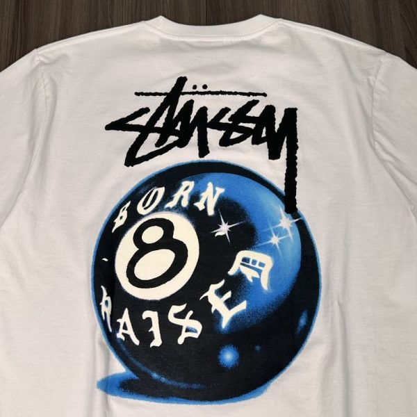 T-shirt Stussy x Born X Raised 8 Ball - Image 6