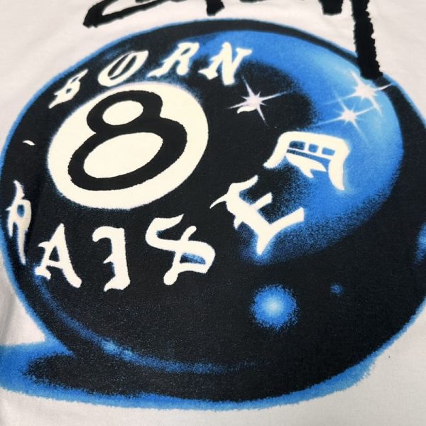 T-shirt Stussy x Born X Raised 8 Ball - Image 7