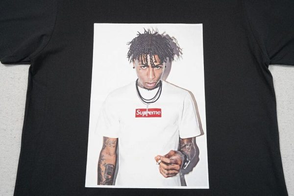 T-shirt Supreme NBA Youngboy Black - Image 3