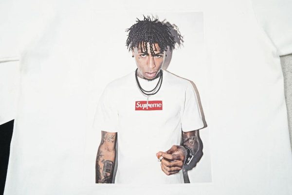 T-shirt Supreme NBA Youngboy White - Image 3